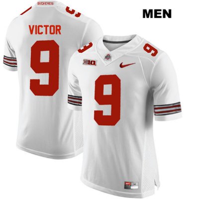 Men's NCAA Ohio State Buckeyes Binjimen Victor #9 College Stitched Authentic Nike White Football Jersey NI20D00SE